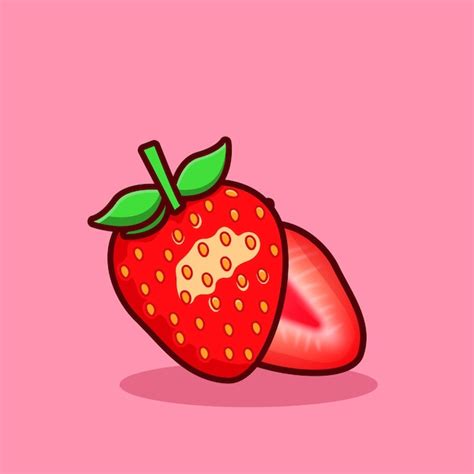 Premium Vector | Strawberry Vector Illustration