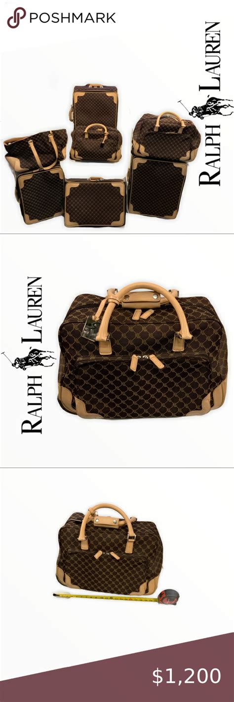 Ralph Lauren 7 Piece Luggage set | Ralph lauren travel bag, Ralph lauren gifts, Luggage sets