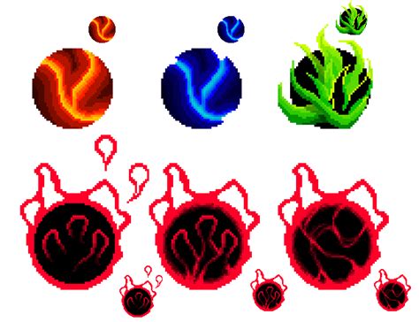 Pixel Orbs by enithurt on DeviantArt