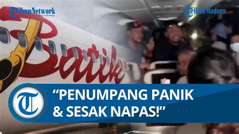 PANIK Penumpang Batik Air Buka Paksa Pintu Darurat Saat Lampu AC