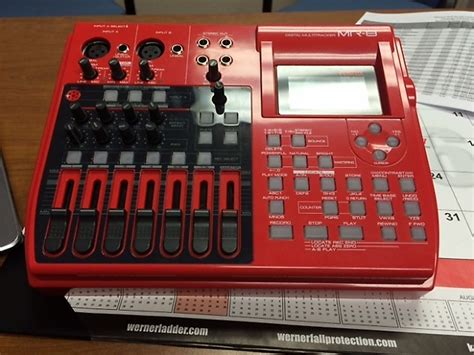 Fostex Mr 8 Digital Recorder Red Reverb