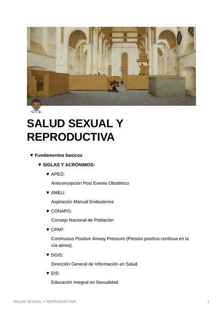 Salud Sexual Y Reproductiva Espm Medicina Udocz