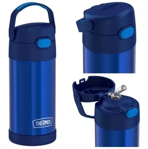 Garrafa T Rmica Thermos Azul Funtainer Ml Infantil Frete Gr Tis