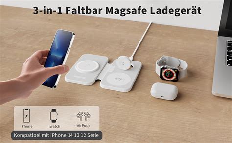 Faltbar In Mag Safe Ladeger T Magnetisches Ladestation F R Apple