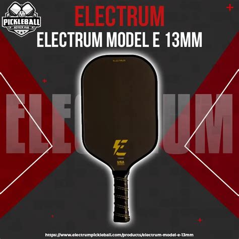 Electrum Model E Mm Pickleball Paddle Pickleball Review Hub