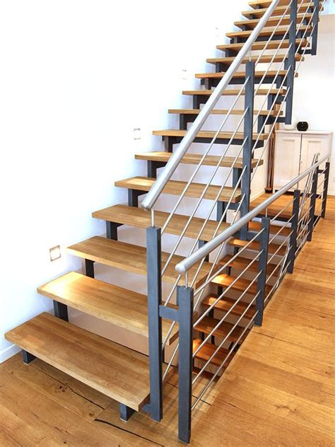 Moderne Treppen Aus Holz Und Stahl Von Fuchs Treppen Moderne