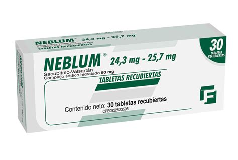 Laboratorios Farma Lanza Al Mercado Neblum Sacubitrilo Valsart N