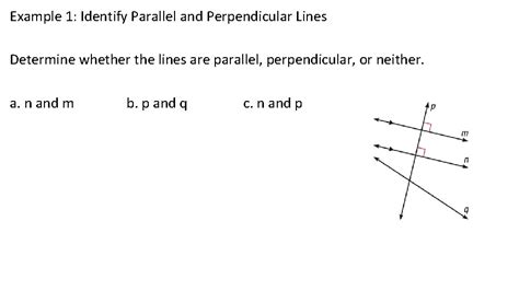 Chapter 3 Parallel And Perpendicular Lines Section 1