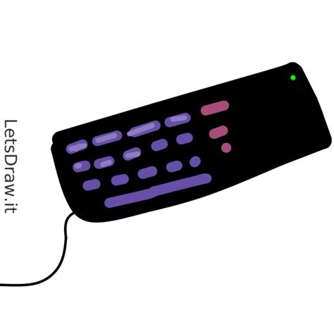 How to draw keyboard / 5eiqfoqe8.png / LetsDrawIt