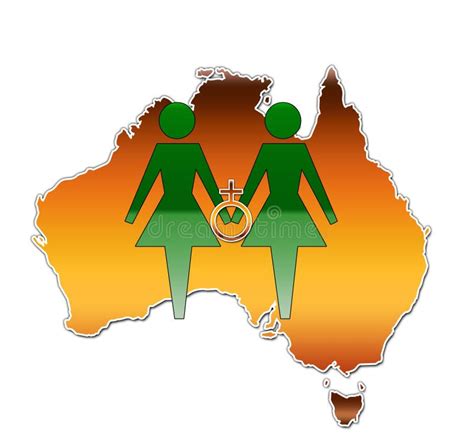 Same Sex Union Australia Stock Illustration Illustration Of Country 5539407