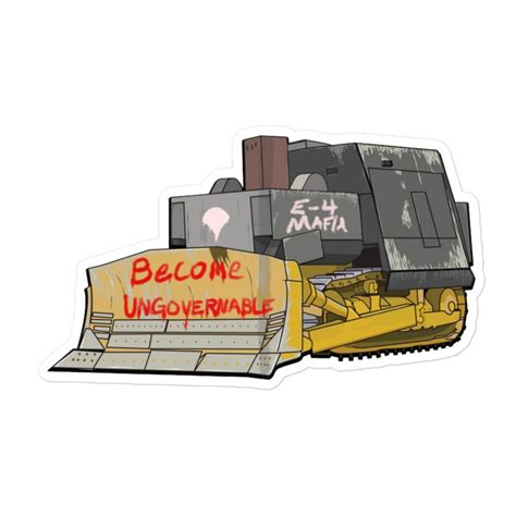 Become Ungovernable Killdozer Sticker Marvin Heemeyer Tribute