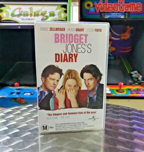 BRIDGET JONES S DIARY VHS Movie Video Tape Big Box Ex Rental 5