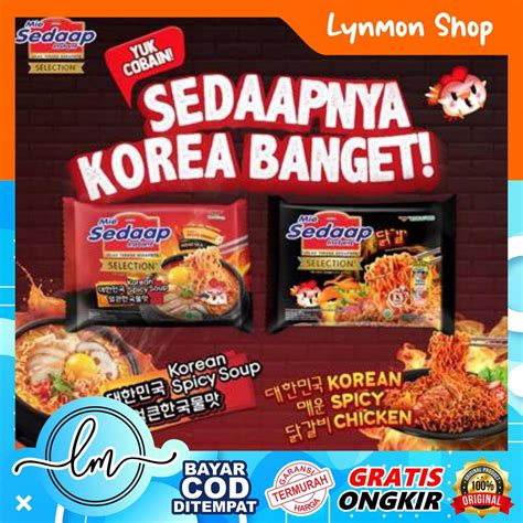 Jual Mie Sedaap Selection Korean Spicy Chicken Korean Spicy Soup