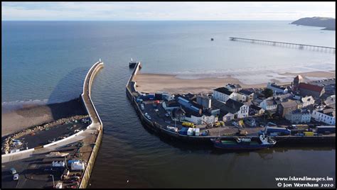 Aerial View Of Ramsey Harbour Isle Of Man 61220