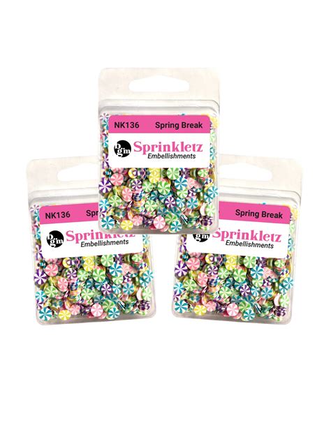 Buttons Galore Sprinkletz Embellishments For Crafts Tiny Polymer Clay