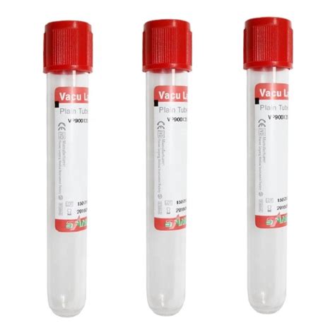 Plain Vacuum Venous Blood Collection Tube Oem Available Ml Ml