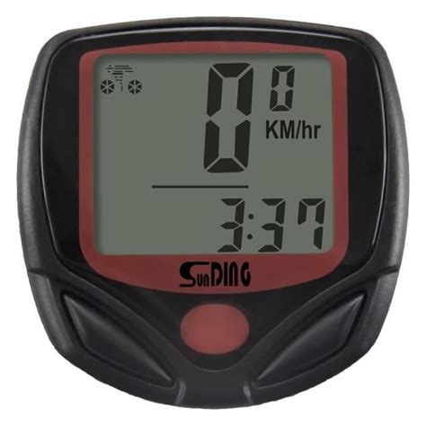 Compteur vélo Compteur de vélo filaire étanche avec écran LCD odomètre