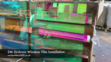 3m Dichroic Window Film Installation Youtube