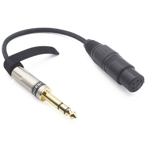 Youkamoo 14 Trs 635mm To 4 Pin Xlr Female Headphone Audio Adapter