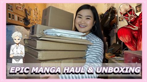 Epic Manga Haul Unboxing Volumes Youtube