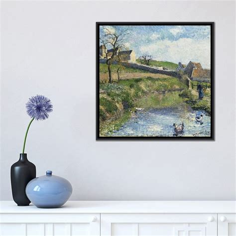 Vault W Artwork The Farm At Osny By Camille Pissarro Print On