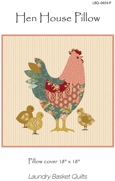 Hen House Pillow Pattern 859723006543