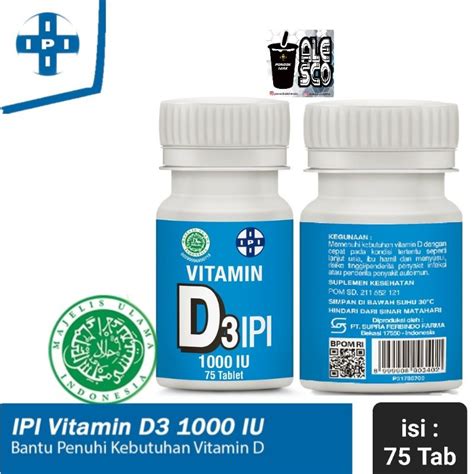 Jual Tab Ipi Vitamin D D Iu Isi Tablet Original