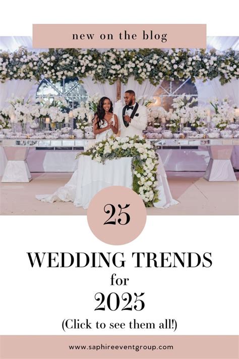 Our Top Wedding Trends Saphire Event Group In Wedding