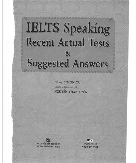 Ielts Speaking Recent Actual Tests Suggested Answers Page