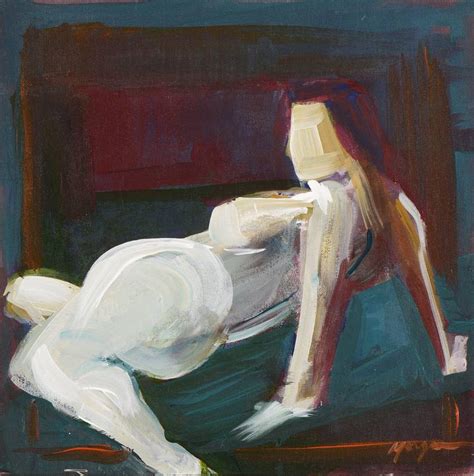White Nude Painting By Vicki Morgan Saatchi Art