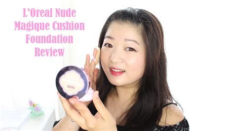 L Oreal Nude Magique Cushion Foundation Review YouTube