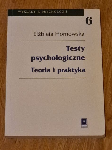 Testy psychologiczne Teoria i praktyka Wrocław Kup teraz na