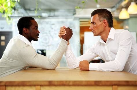 Two Businessmen Sitting Opposite Each Other Stock Photo Image 41962450