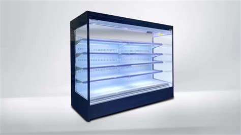 Refrigerated Supermarket Display Cabinet Fruit Vegetable Multideck Open