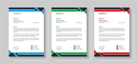 Creative Modern And Clean Business Letterhead Design Corporate