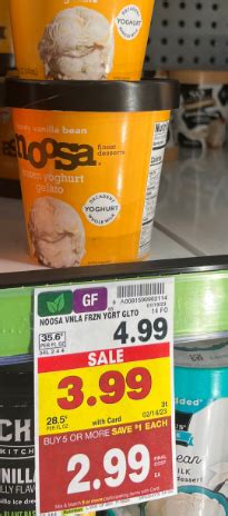 Noosa Frozen Yoghurt Gelato Is As Low As Kroger Krazy