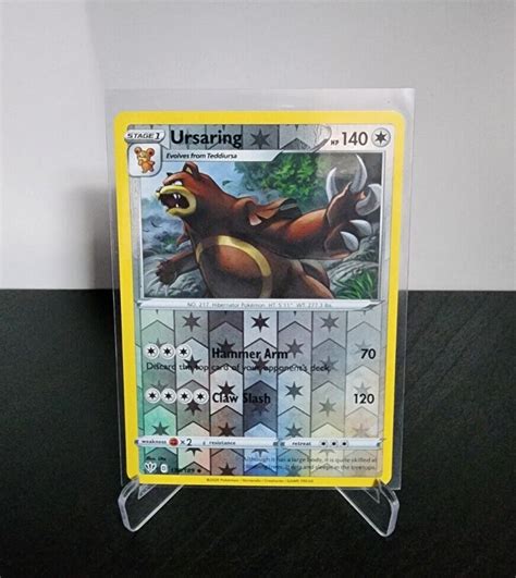 Pokemon Tcg Ursaring Darkness Ablaze Reverse Holo Uncommon Ebay