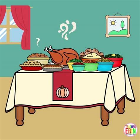 Thanksgiving Dinner Clipart - Build A Thanksgiving Dinner Plate | TPT