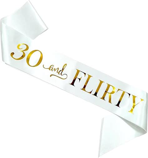 Amazon Magnusson S Garden Th Birthday Sash For Thirtylicious