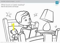 Caleb and sophia Coloring Pages | divyajanan