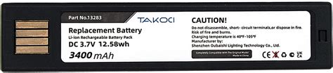 Gikysuiz Replacement Battery For Honeywell Bat Scn Compatible With