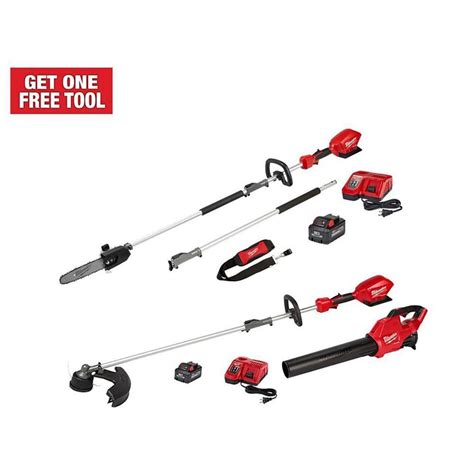 Milwaukee M18 Fuel 10 In 18v Lithium Ion Brushless Electric Cordless Pole Saw Kit With M18 Fuel