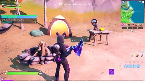 Fortnite Visit Skys Coastal Campsites Youtube