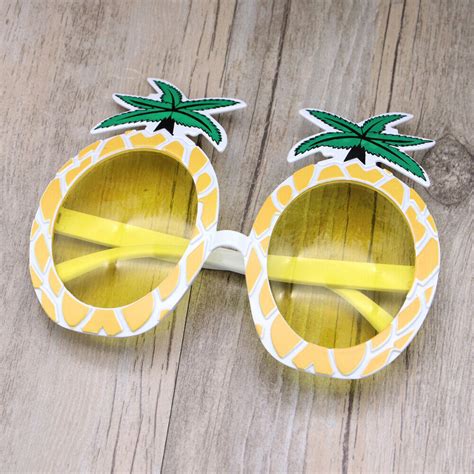 Hawaii Dekor Hawaiianische Luau Brille Party Brillen Witzige Ananas