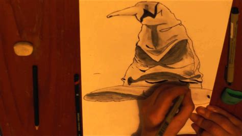 How To Draw The Sorting Hat Harry Potter Youtube