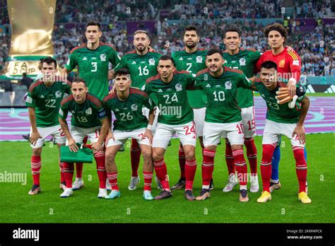 The Mexican national football team poses for a photo during the FIFA ...