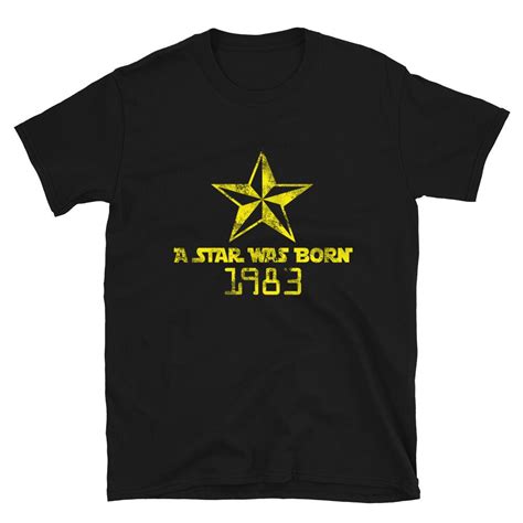 Th Birthday Shirt Vintage T Shirt Star T Shirt Etsy