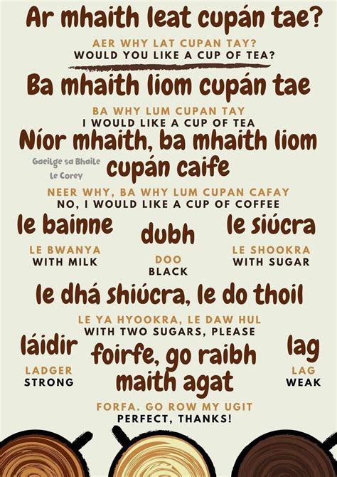 Discover the Richness of the Gaelic Language with These Coffee Beans