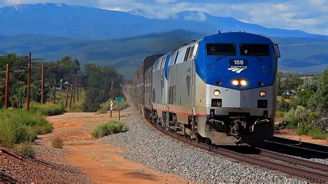 Amtrak S Southwest Chief 4 In Rowe NM 9 5 14 YouTube