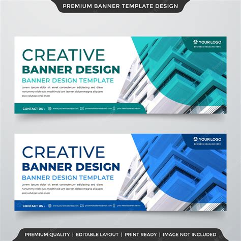 Premium Vector Minimalist Business Banner Template